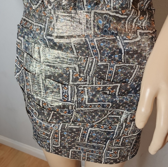 NWT Isabel Marant × H&M Silk mini dress. Cutout elastic back. Size 4. - Picture 13 of 17